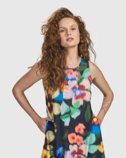 Women Alembika Plus<Forget-Me-Not Sleeveless Maxi Dress, Garden