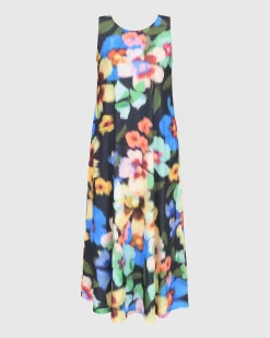 Women Alembika Plus<Forget-Me-Not Sleeveless Maxi Dress, Garden