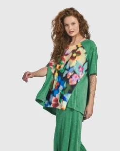 Women Alembika Tops & Tunics<Forget-Me-Not Trapeze Top, Garden