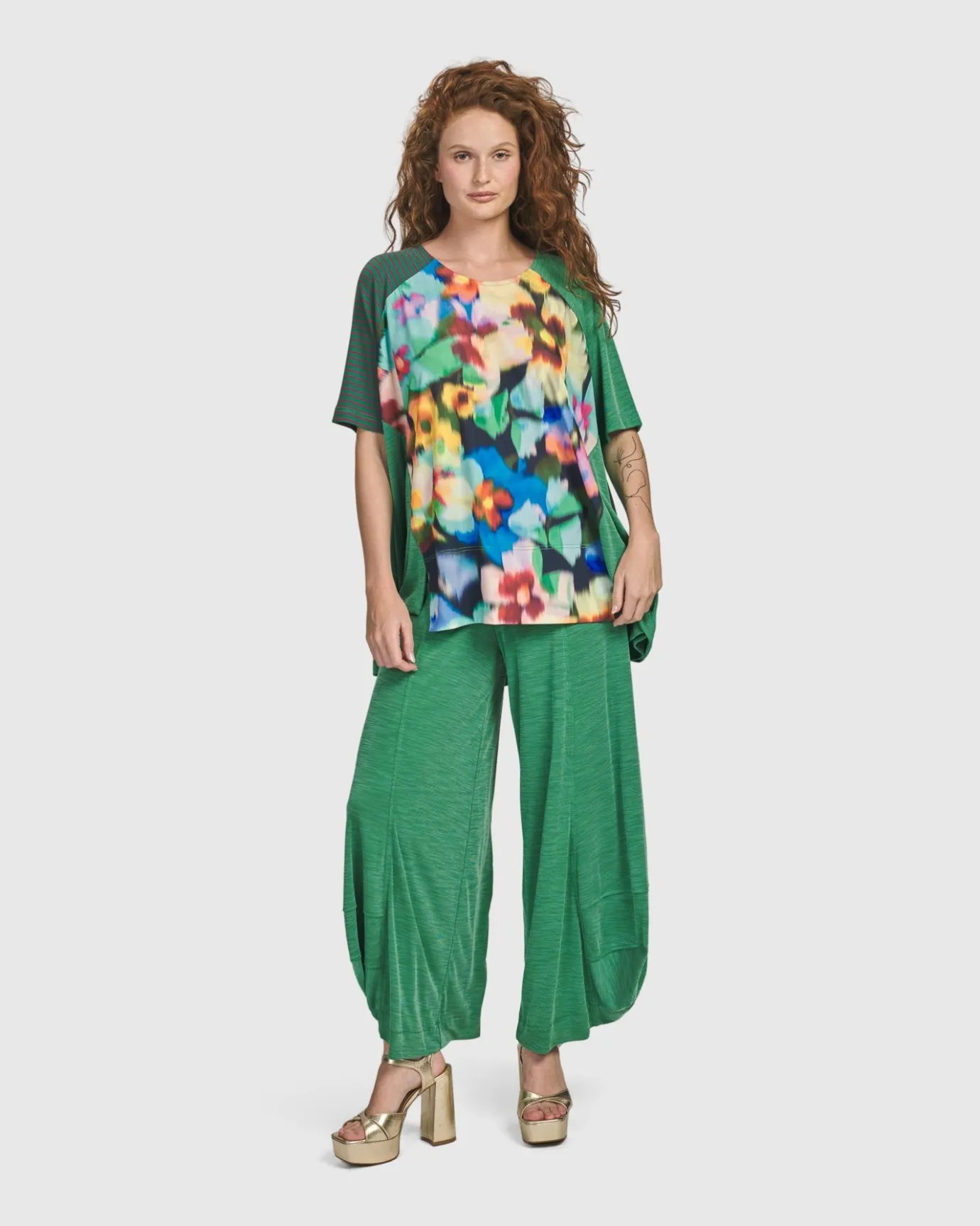 Women Alembika Tops & Tunics<Forget-Me-Not Trapeze Top, Garden