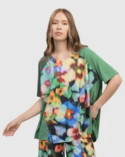 Women Alembika Tops & Tunics<Forget-Me-Not Trapeze Top, Garden