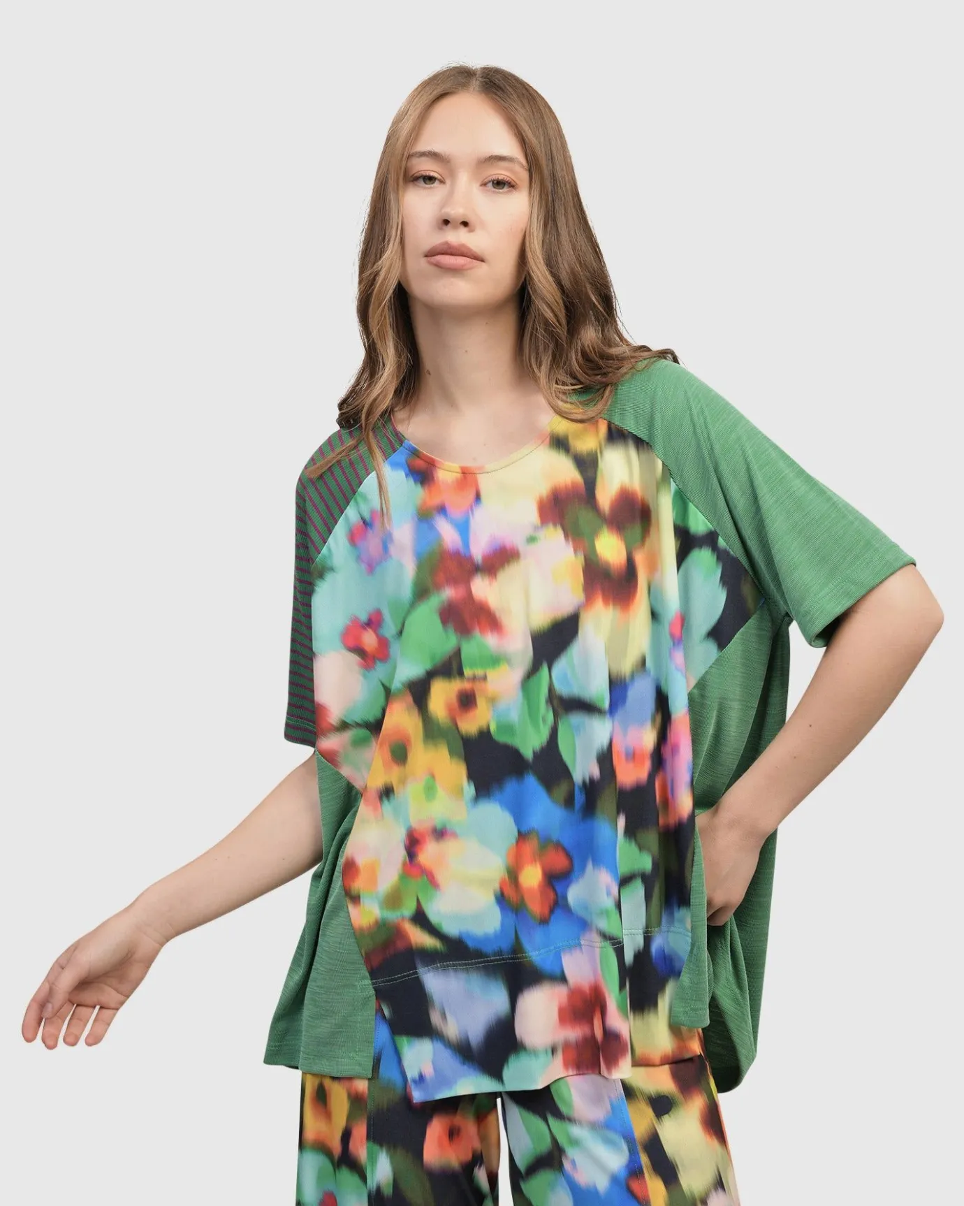 Women Alembika Tops & Tunics<Forget-Me-Not Trapeze Top, Garden