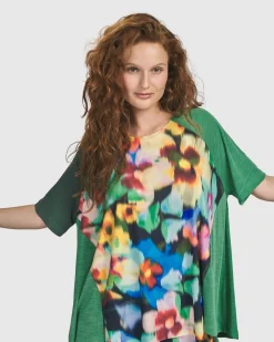 Women Alembika Tops & Tunics<Forget-Me-Not Trapeze Top, Garden