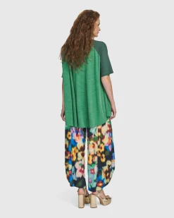 Women Alembika Plus<Forget-Me-Not Trapeze Top, Garden