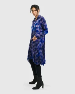 Women Alembika Plus<Fortuna Wonderful Pocket Dress, Royal