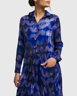 Women Alembika Plus<Fortuna Wonderful Pocket Dress, Royal