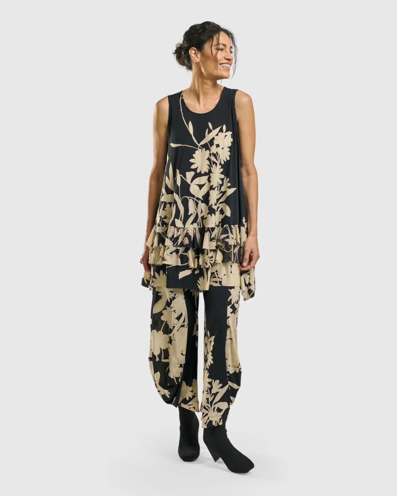 Women Alembika Plus<Frances Punto Pants, Floral