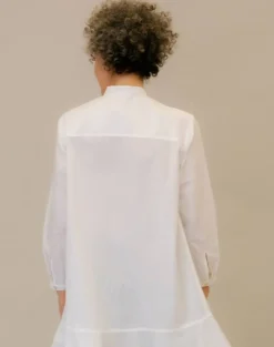 Women Alembika Tops & Tunics<Freedom Flounce Tunic Shirt, White