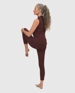 Women Alembika Pants & Skirts<Freedom Leggings, Wine