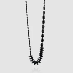 Women Alembika Jewelry<Fuji Bead Necklace, Black
