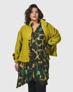 Women Alembika Plus<Funkadelic Weekend Jacket, Lime