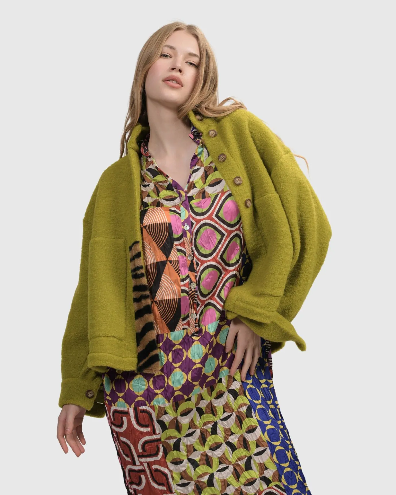 Women Alembika Jackets<Funkadelic Weekend Jacket, Lime