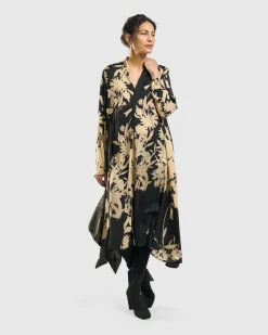 Women Alembika Dresses<Gaia A-Line Trapeze Dress, Floral