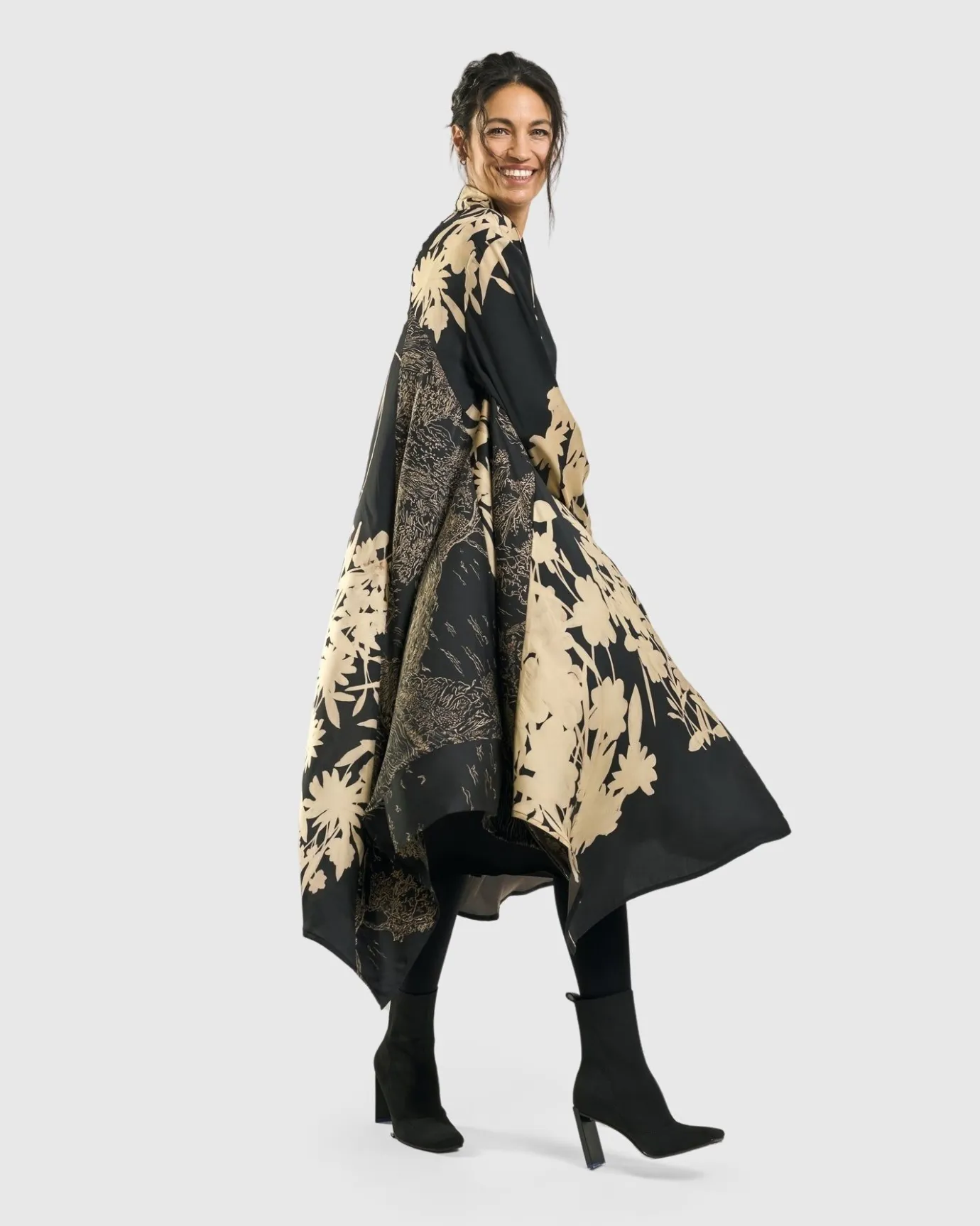 Women Alembika Dresses<Gaia A-Line Trapeze Dress, Floral