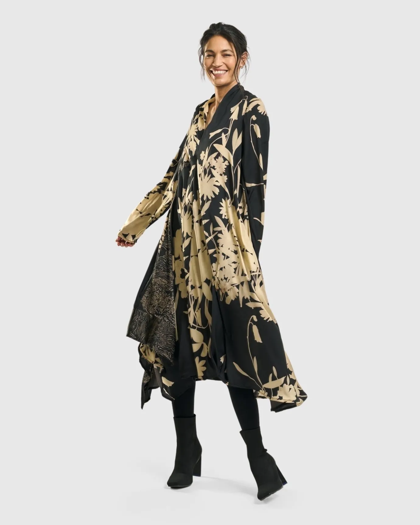 Women Alembika Dresses<Gaia A-Line Trapeze Dress, Floral