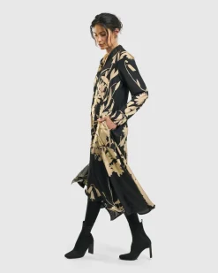 Women Alembika Plus<Gaia A-Line Trapeze Dress, Floral