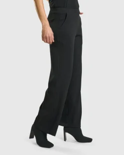 Women Alembika Pants & Skirts<Galleria Trousers, Black