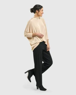 Women Alembika Pants & Skirts<Galleria Trousers, Black