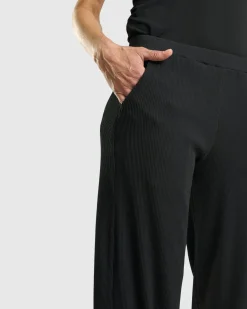 Women Alembika Plus<Galleria Trousers, Black