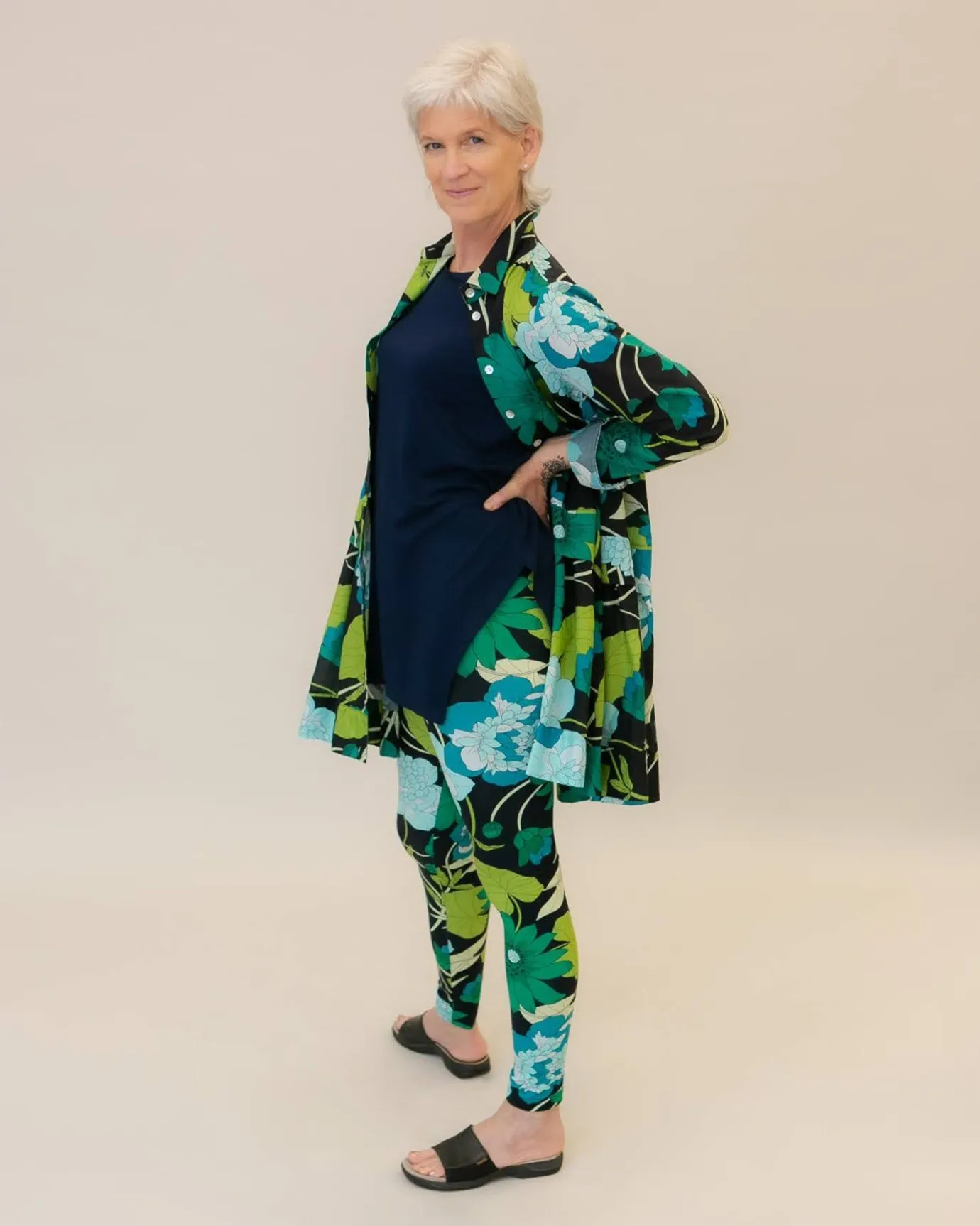 Women Alembika Pants & Skirts<Garden Leggings, Floral