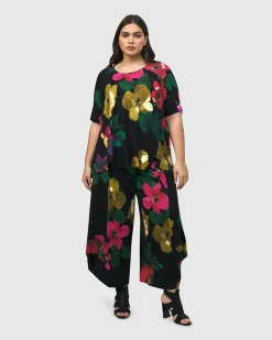 Women Alembika Pants & Skirts<Gaudi Punto Pants, Garden