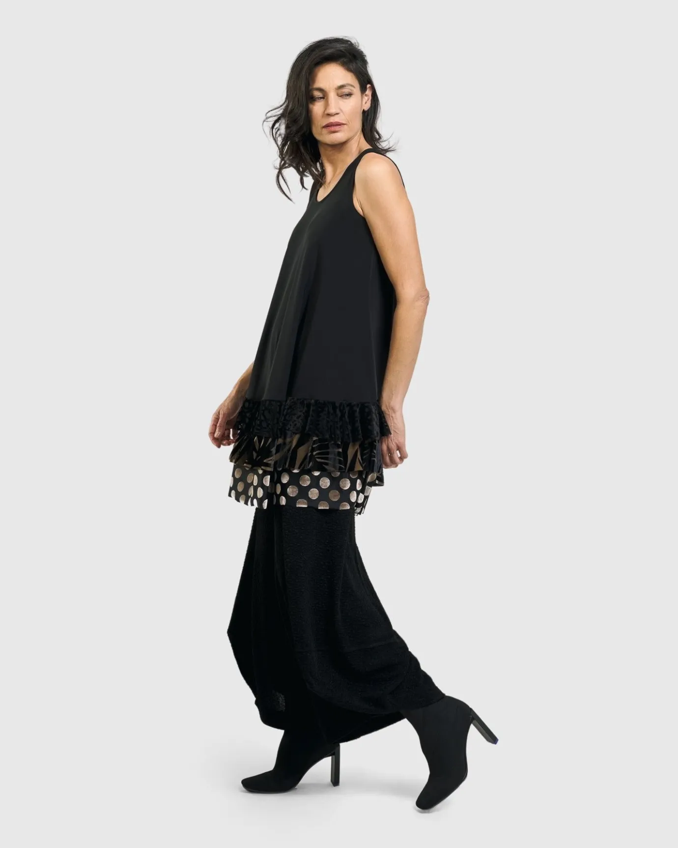 Women Alembika Tops & Tunics<Gemma Sleeveless Tunic Top, Gold