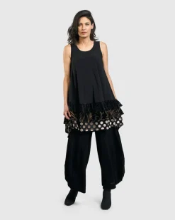 Women Alembika Tops & Tunics<Gemma Sleeveless Tunic Top, Gold