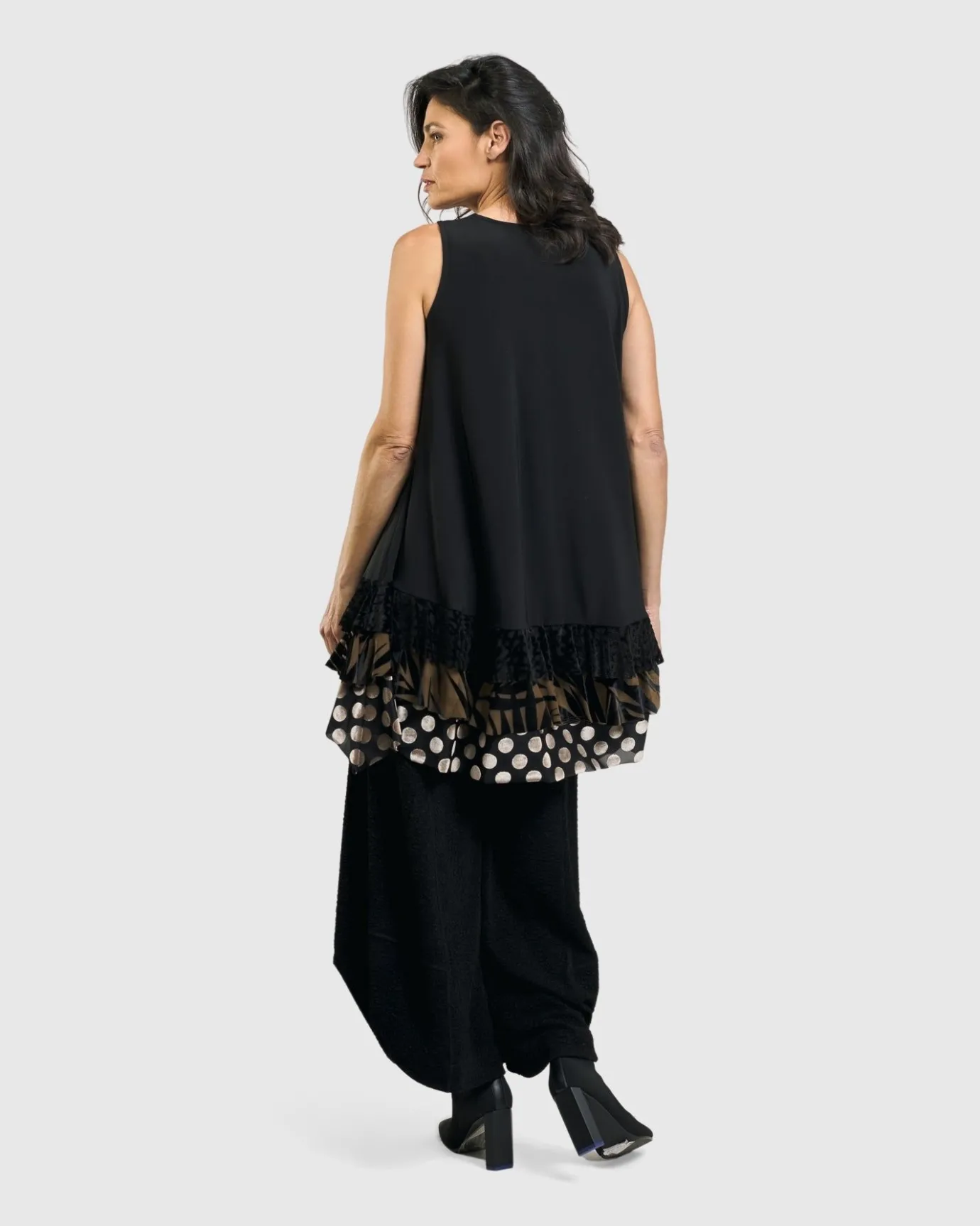 Women Alembika Plus<Gemma Sleeveless Tunic Top, Gold
