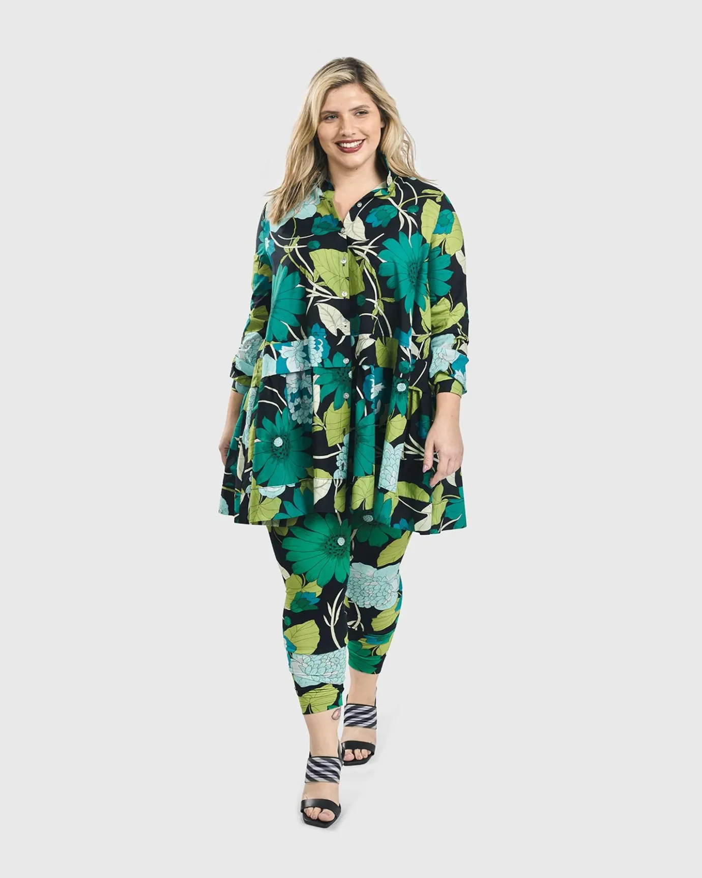 Women Alembika Tops & Tunics<Getaway Tunic Blouse, Floral