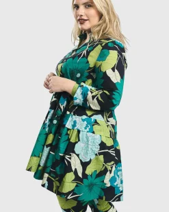 Women Alembika Tops & Tunics<Getaway Tunic Blouse, Floral