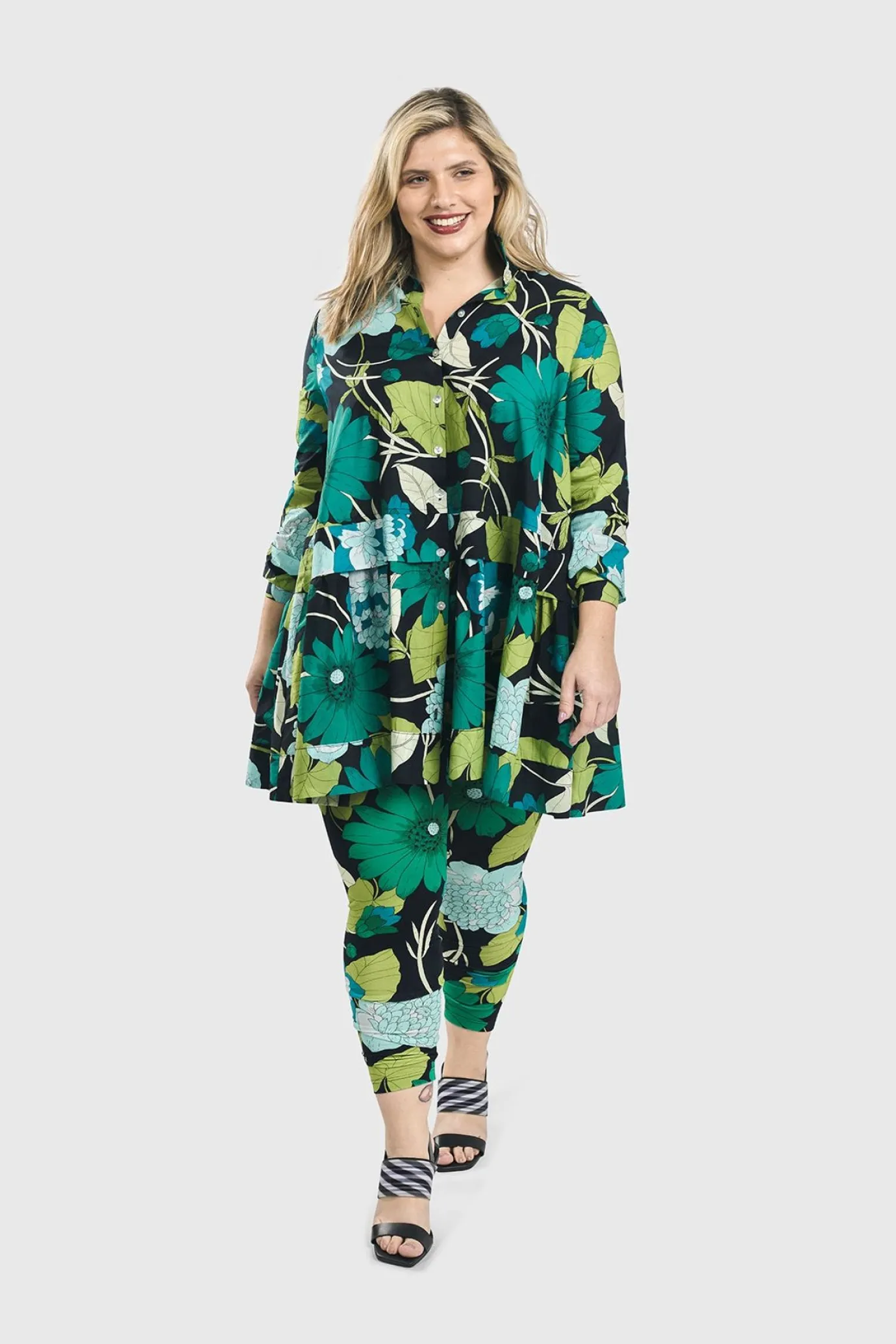 Women Alembika Tops & Tunics<Getaway Tunic Blouse, Floral