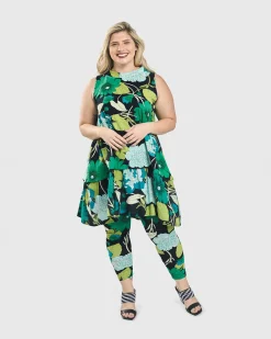 Women Alembika Tops & Tunics<Getaway Tunic Blouse, Floral