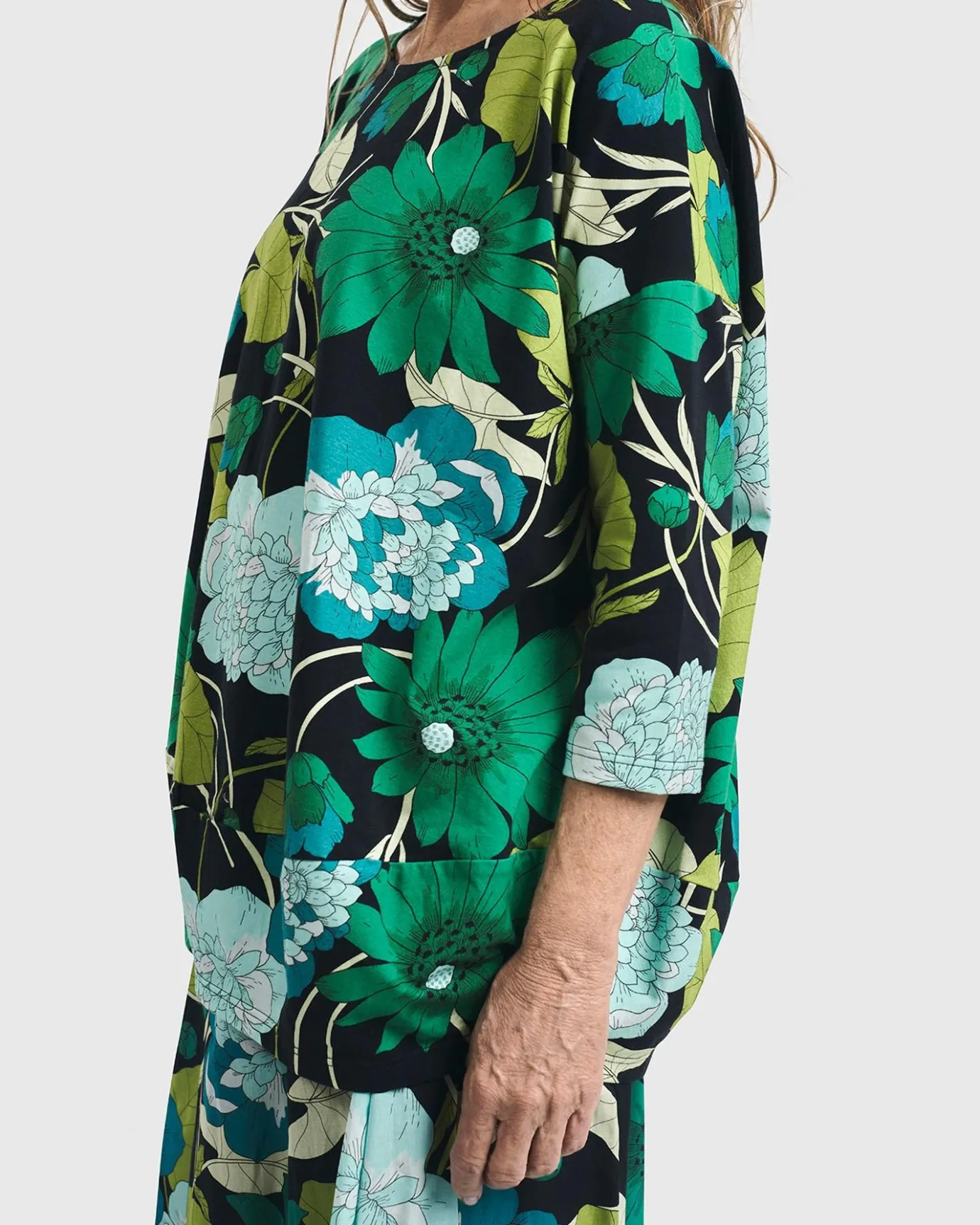 Women Alembika Tops & Tunics<Getaway Tunic Blouse, Floral