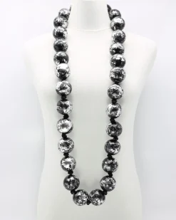 Women Alembika Accessories<Giant Bead Necklace, Silver
