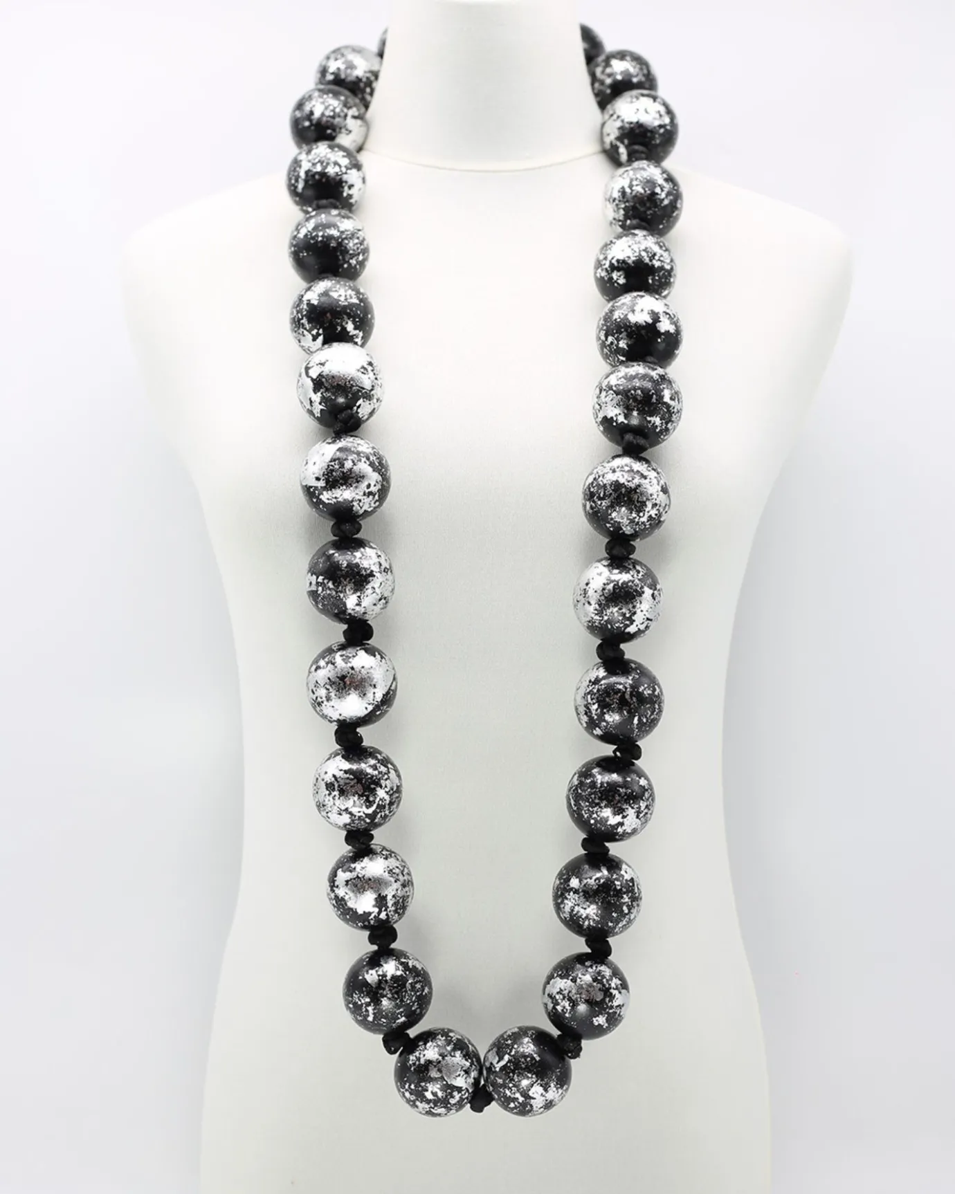 Women Alembika Accessories<Giant Bead Necklace, Silver