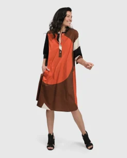 Women Alembika Plus<Ginny Oversized Shift Dress, Blossom