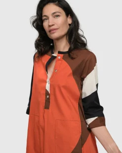 Women Alembika Plus<Ginny Oversized Shift Dress, Blossom