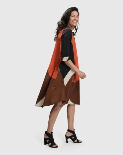 Women Alembika Plus<Ginny Oversized Shift Dress, Blossom