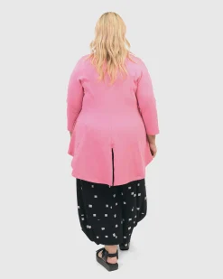 Women Alembika Tops & Tunics<Gloria V-Neck Tunic Top, Bazooka