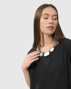 Women Alembika Accessories<Glory Faceted Bead Necklace, Starlight