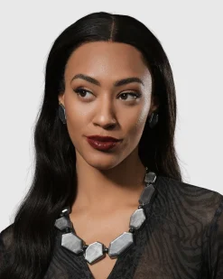Women Alembika Accessories<Glory Faceted Bead Necklace, Starlight