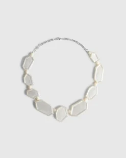 Women Alembika Jewelry<Glory Faceted Bead Necklace, Frost