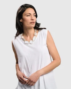 Women Alembika Jewelry<Glory Faceted Bead Necklace, Frost