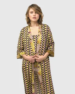 Women Alembika Jackets<Godard Smoking Jacket, Geometric