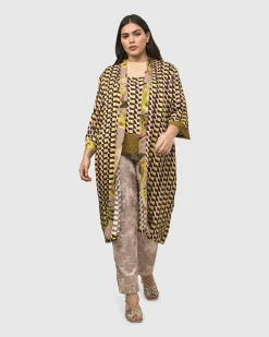 Women Alembika Jackets<Godard Smoking Jacket, Geometric