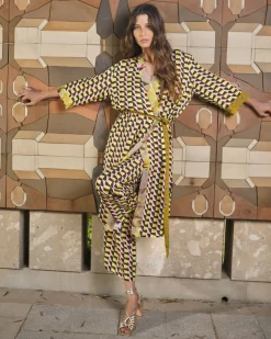 Women Alembika Jackets<Godard Smoking Jacket, Geometric
