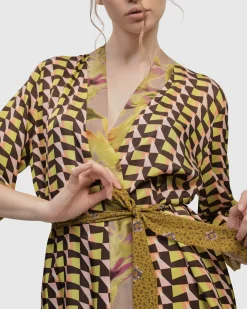 Women Alembika Plus<Godard Smoking Jacket, Geometric