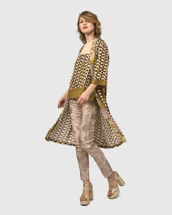 Women Alembika Plus<Godard Smoking Jacket, Geometric