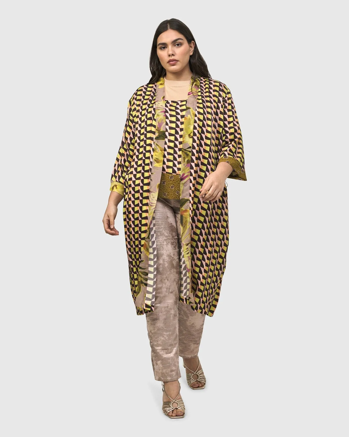 Women Alembika Plus<Godard Smoking Jacket, Geometric