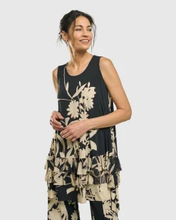 Women Alembika Tops & Tunics<Goldfinch Sleeveless Top, Floral